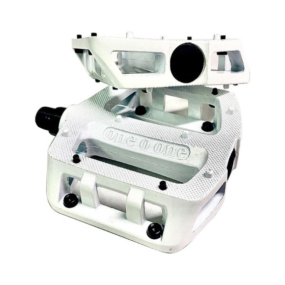 S&M BMX BIKE PEDALS 101's WHITE LOOSE BALL FIT 3pc 9/16" CULT SE GT Haro DK NEW - Picture 1 of 3